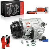 A-Premium Air Conditioner AC Compressor with Clutch | Compatible with BMW 325Ci 325i 325xi 2003 330Ci 330i 330xi, X3 2004-2006