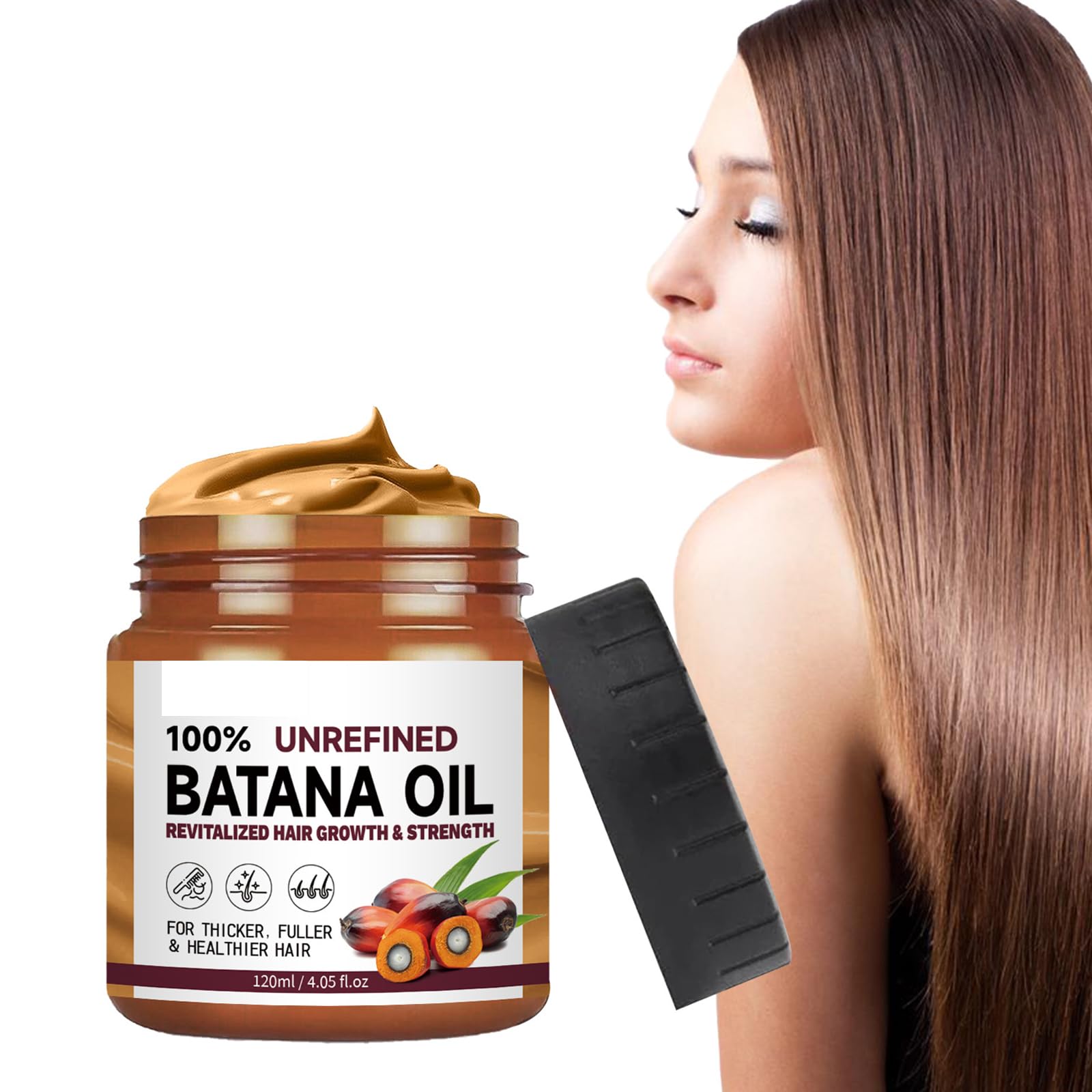 Batana oil hair mask for damaged hair, Batana Oil Hair Mask, Batana hair conditioner, Organic Batana oil for hair growth, Repairing hair mask against hair breakage for damaged hair conditioner