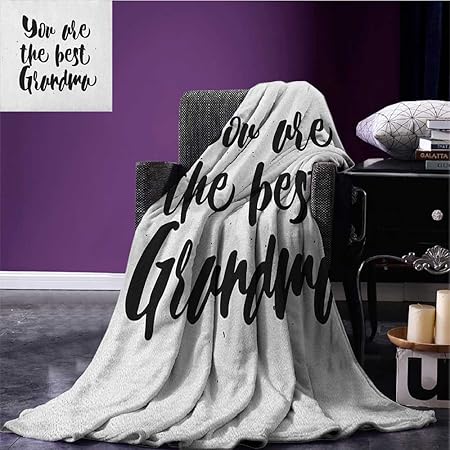 Grandma Etanche Couverture Couronne De Fleurs Avec Une Citation De Pluie A Propos Des Personnes Agees