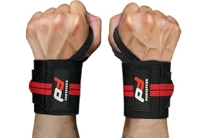 POWERFENG Wrist Wraps Support Weight Lifting: Weightlifting Wrist Wraps Powerlifting Strength - Gym Benching Wrist Wrap Powerlifting for Men ＆ Women - Wristwraps for Bodybuilding