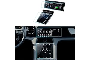 LANTU 4PCS Car Screen Protector for 2020 2021 2022 2023 Porsche Taycan Base/4S/GTS/Turbo/Turbo S Accessories 10.9in Navi& 8.4in AC Nano Touchscreen Protector Film HD Clear