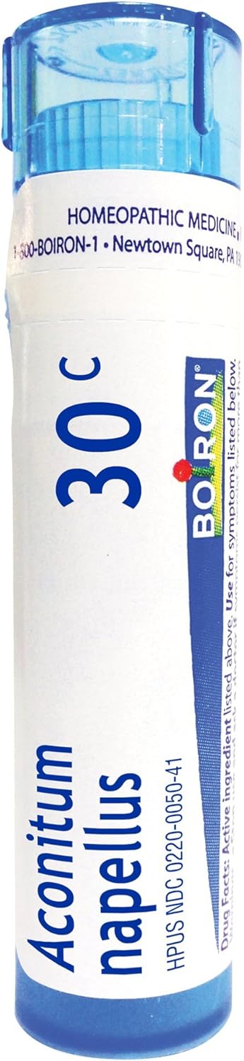 Boiron Aconitum Napellus 30C, 80 Pellets, Homeopathic Medicine for Fever: Health & Personal Care