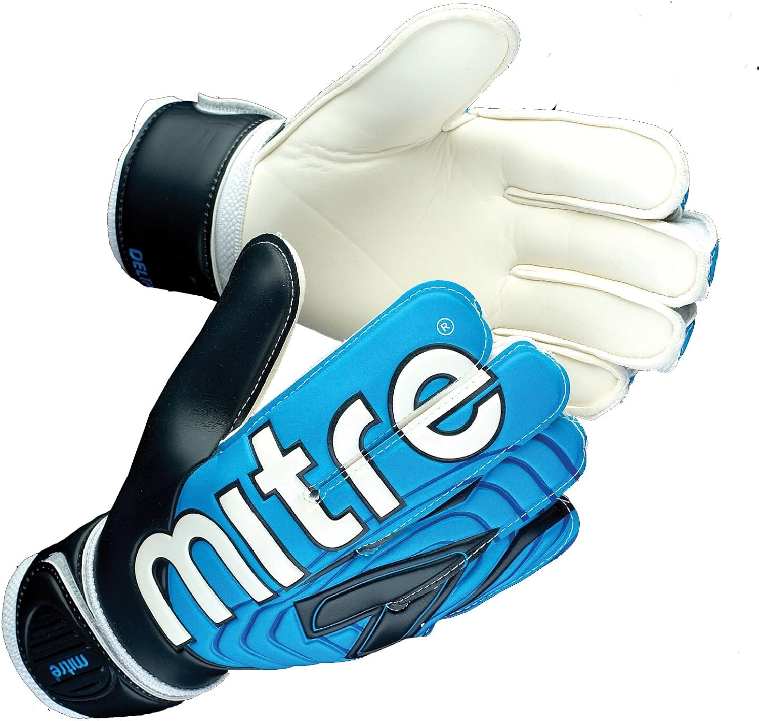 Mitre Primo Goalie Gloves Blue8 Amazon.co.uk Clothing