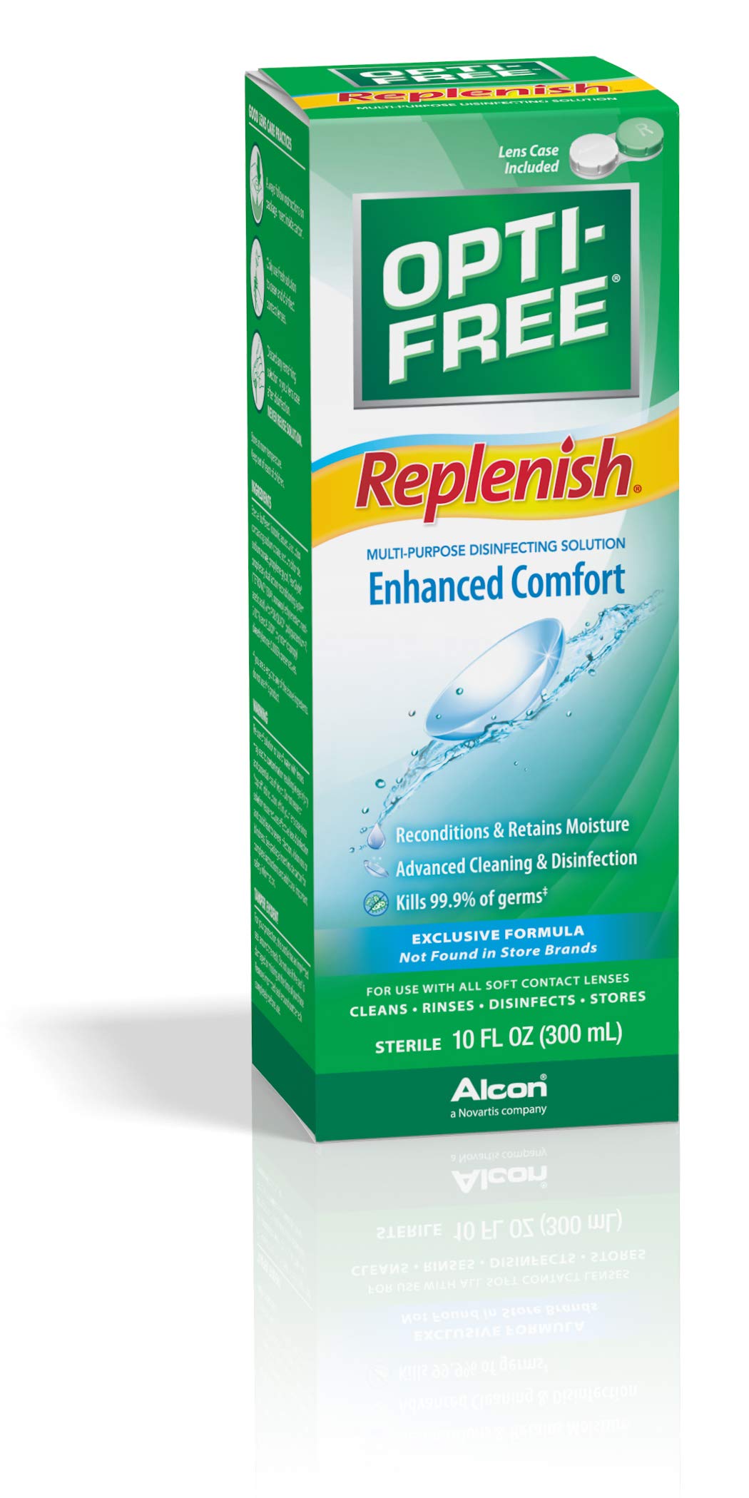 OptiFree Replenish MultiPurpose Disinfecting Solution With Lens Case
