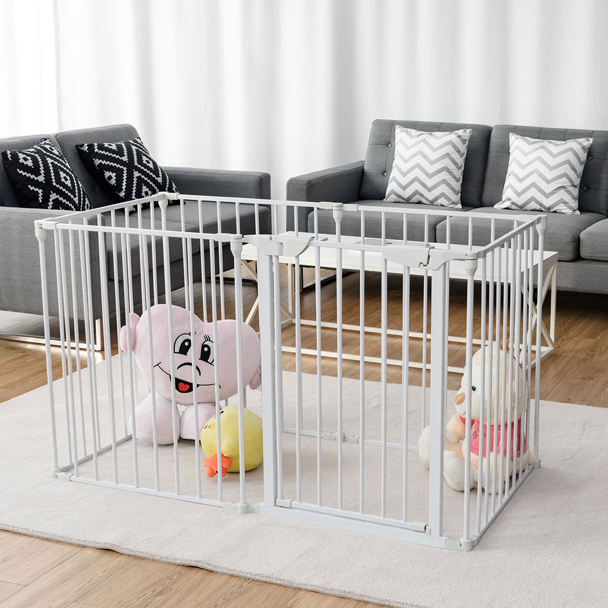Bebe Puericulture Securite Blanc Barriere De Securite Enfant Bebe Grille De Protection Cheminee Pare Feu De Cheminee 6 Pans Estiloss Com