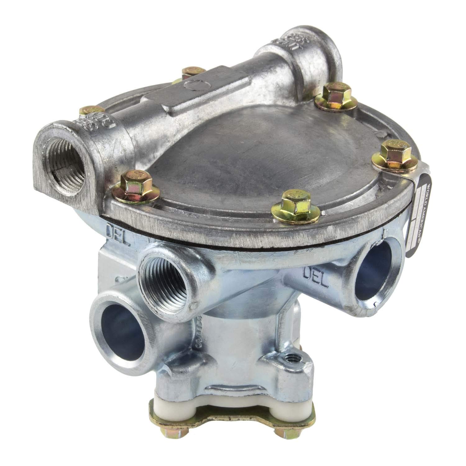 World American WA110197 Air Brake Relay Valve 2 Port Service- Replaces Haldex 110197RX, Tectran 14410, Sealco 110197, Dayton AV110197, Tectran TV110197, Torque TR110197, Freightliner DARSL110197