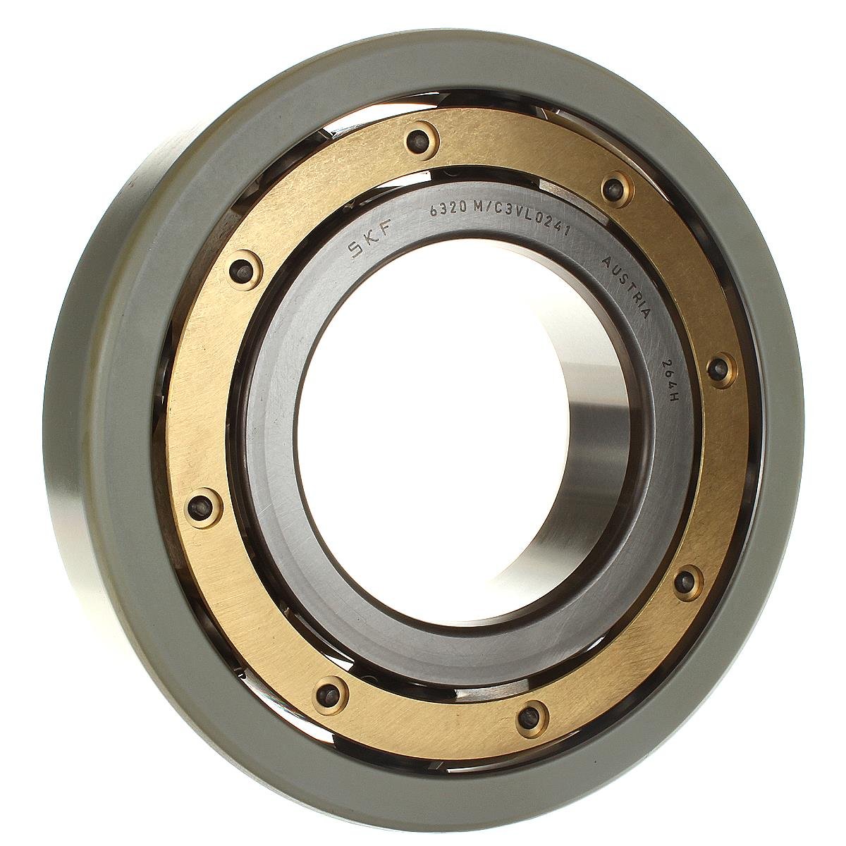 SKF 6320 M/C3VL0241 Radial Deep Groove Ball Bearing, 100.000 ID, Insulated