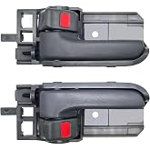 Lcyolada Pair Interior Door Handle (Gray) Compatible with 2003-2008 Toyota Corolla,2005-2015 Toyota Tacoma, 2003-2008 Pontiac Vibe,Replaces# TO1352136, 6920602100B0, Front or Rear Side