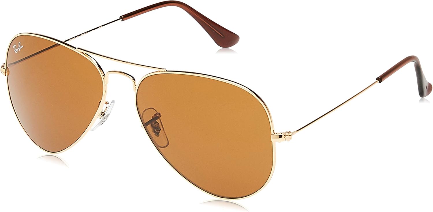 Ray-Ban unisex adult Rb3025 Classic Sunglasses, Black/Green, 58 mm US: Ray Ban: Shoes
