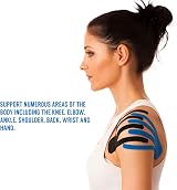 Proworks Kinesiology Tape 5m Roll Elastic Muscle Support Black view 3