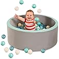 B. toys – Foam Ball Pit – 100 Balls Included – Indoor Active Play Toys – Machine-Washable Cover – 12 Months + – WonderFill Ball Pit