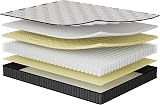 Zinus 3ft Single Memory Foam & Pocket Spring Hybrid Mattress 90 x 190 cm view 5