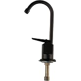 Westbrass CO128-12 8" Touch-Flo Style Pure Cold Water Dispenser Faucet Kit With Under Sink In Line Filter Unit 2 Pack Replacement Cartridges Oil Rubbed Bronze
