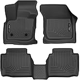 Husky Liners Weatherbeater Floor Mats | Fits 2017 - 2020 Ford Fusion & Lincoln MKZ | Front & 2nd Row, 3-pc Black - 98791