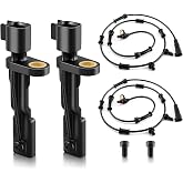 Carbhub ABS Wheel Speed Sensor for Jeep Wrangler JK 2007-2018 | Fits for Jeep Wrangler JK 2007-2011 3.8L, 2012-2018 3.6L ABS Sensor Front Rear Left Right