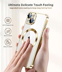 Waldeng for iPhone 15 Case with Integrated Camera
