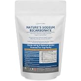 Nature&rsquo;s Sodium Bicarbonate Organic Use Aluminum Free Baking Soda. No Chemical Pure Baking Soda Powder For Health &amp; Wellness. Sodium Bicarbonate 1lb