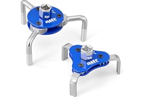 Orion Motor Tech 2pc Oil Filter Wrench Set, Adjustable Oil Filter Removal Tools with 63-102 & 68-130 mm Diameters for 1/2 & 3