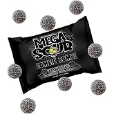 Barnetts Mega Sour Candy Zombie Bombz 104g / 3.7OZ &ndash; Handmade British Hard Sweets &ndash; Extreme Sour Candy Challenge &ndash; Retro Party Bag &amp; Gift Hamper Treats