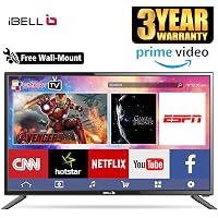 iBELL 98 cm (40 inches) HD Ready Smart LED TV IBLLES401H (Black) (2019 Model)