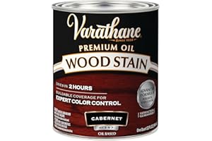 Varathane 211726H Premium Wood Stain, Quart, Cabernet