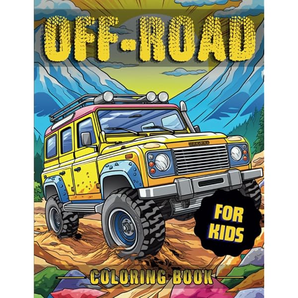 Amazon.com: Off-Road Coloring Book: 4x4 Muddy Adventures with