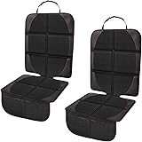 Car Seat Protector, 2 Pack Car Seat Protectors for Child Baby Car Seat with Organizer Pockets, Thick Padding Waterproof Car S