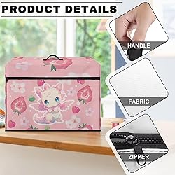 Yaparuogr Axolotl Print Sewing Machine Covers