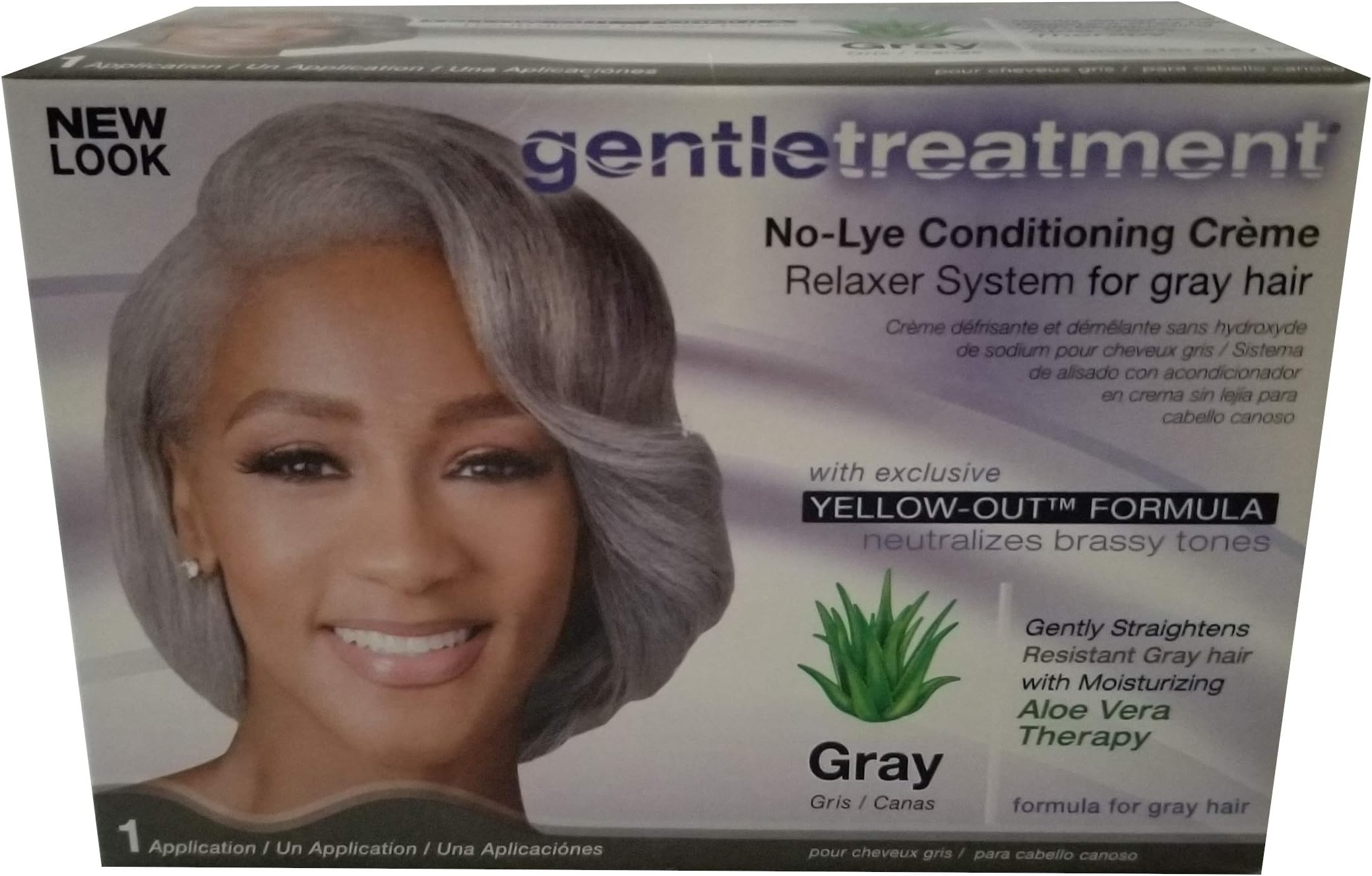 Gentle Treatment No Lye Conditioning Creme Relaxer For Gray Hair#