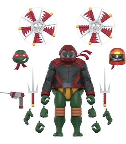 Amazon.com: Super 7 Teenage Mutant Ninja Turtles 3.75 in Reaction