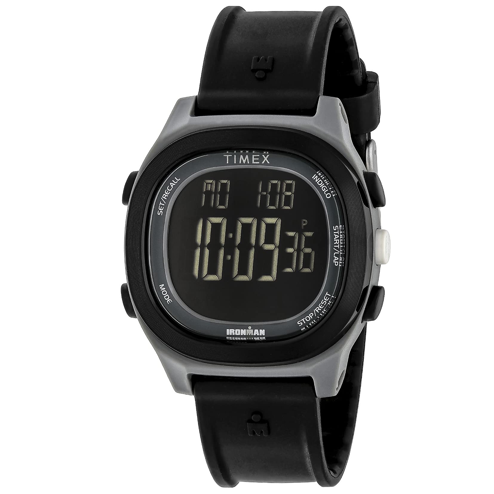 Timex Mens Digital Watch, digital Display and Resin Strap TW5M19000