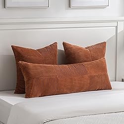 Fancy Homi 2 Packs Rust Boho Decorative Throw