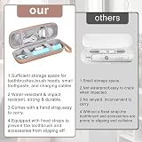 TUNYINSH Travel Case for Philips Sonicare Electric Toothbrush - Gold view 7