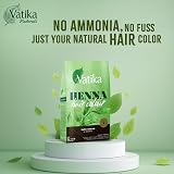 Vatika Naturals Henna Dark Brown Hair Colour 60g 6 x 10g Sachets Ammonia-Free view 3