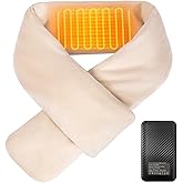 Heated Scarf for Women & Men - Rechargeable Electric Heating Scarf, 4000mAh Power Bank Included, Neck Warmer