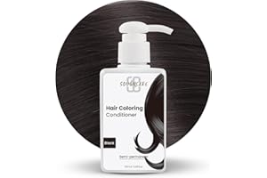 SOVONCARE Hair Color Depositing Conditioner, Black Semi-Permanent Tint for Colored Hair, 5.28 OZ, Vibrant Results in 10 Mins, Cruelty-Free Haircare