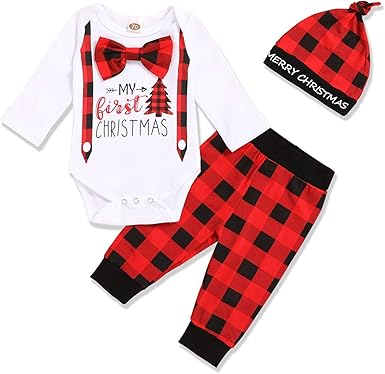 my first christmas outfits boy