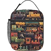 VANZEV Lunch Box for Adults Women Girls Boys Kids Train Lunch Box Insulated Cooler Reusable Lunch Bag Container Gifts for Work Office Picnic Travel School