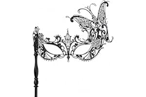 YU FENG Venetian Masquerade Mask for Women Couples Besties-Prom,Balls,Mardi Gras,Halloween and Parties Costume Mask