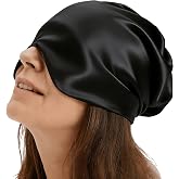 Faraday Hat,EMF Protection Sleeping Cap,Silver Fabric Bonnet for Sleeping,EMF Hat Blocks 99% of WiFi,Bluetooth,Cell Towers,5G 4G Shielding
