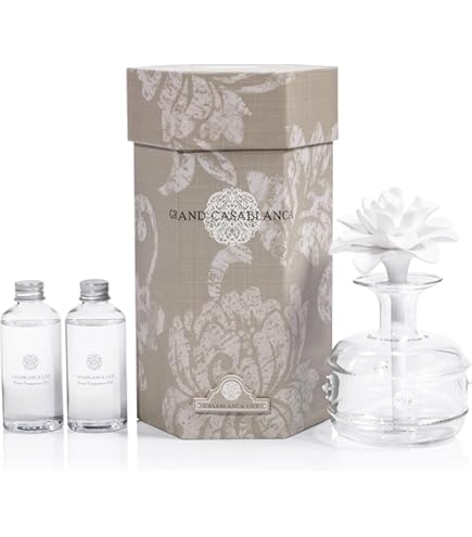 Amazon.com: Zodax Grand Casablanca Porcelain Oil Diffuser - Home