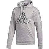 adidas Team Issue Badge of Sport Grid Hoodie Medium Grey Heather 2XL