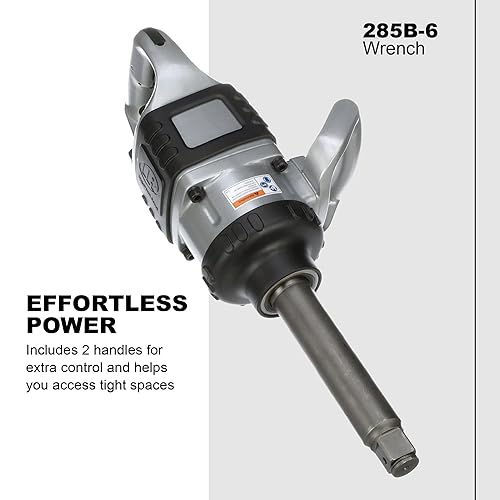 Ingersoll Rand 285B-6 1-Inch Cordless Pneumatic Impact Wrench with 6-Inch  Extended Anvil and Handles