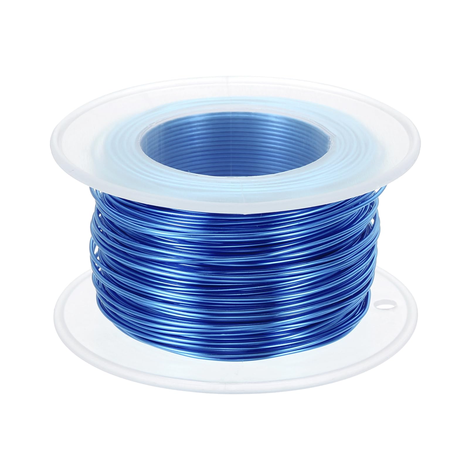 PATIKIL 20 Gauge 0.8mm Aluminum Craft Wire, 98.4 Ft Metal Wire Armature Bendable Wire for Jewelry Making Metal Wrap DIY, Sapphire Blue