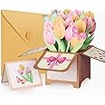 Pop Up Flower Bouquet Card For Birthday Wedding Valentine's Anniversary Get Well Sympathy Grad2 Dc I.1482192813 - View #13