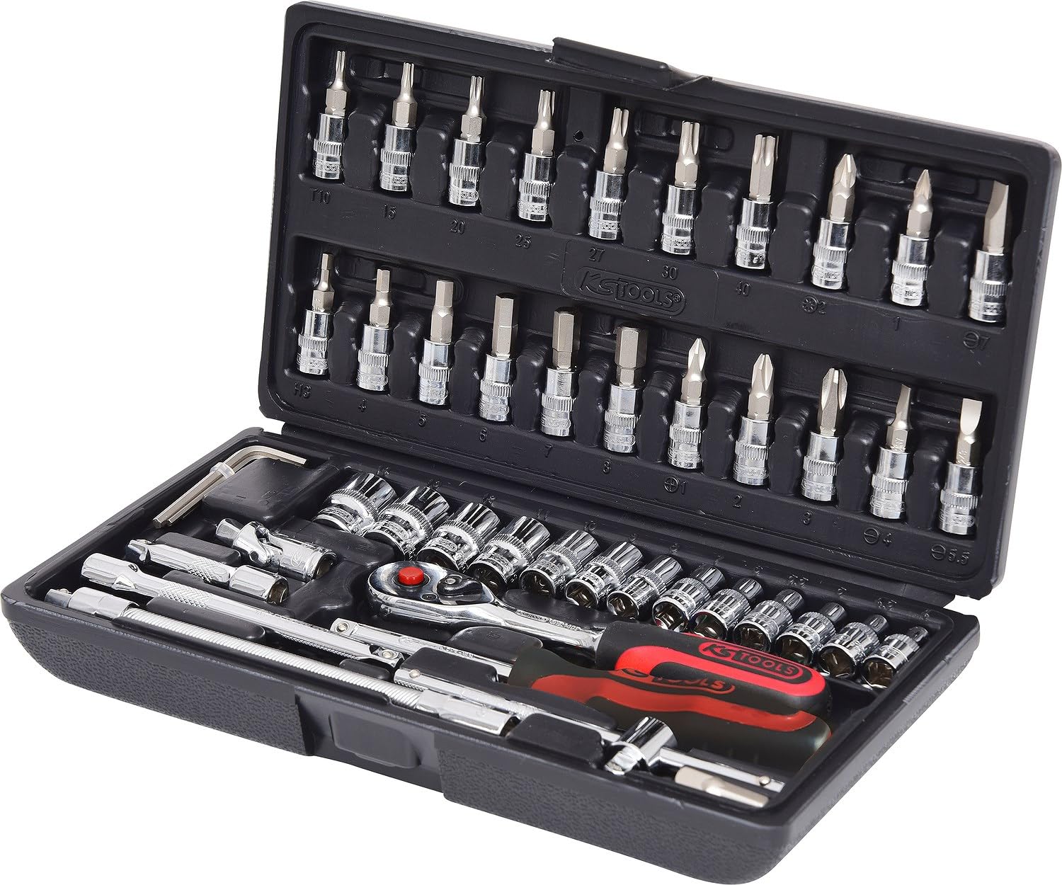 KS Tools 918.0648 1/4" CHROME+Socket Set, 48 pcs