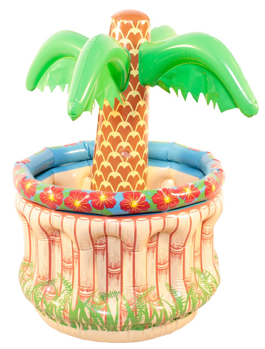 Folat - Inflatable Palm Tree Cooler - Multi Colors - 62 cm
