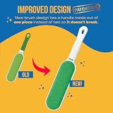 Fur Magic Pet Hair Remover Lint Brush Self-Cleaning Base Green view 4