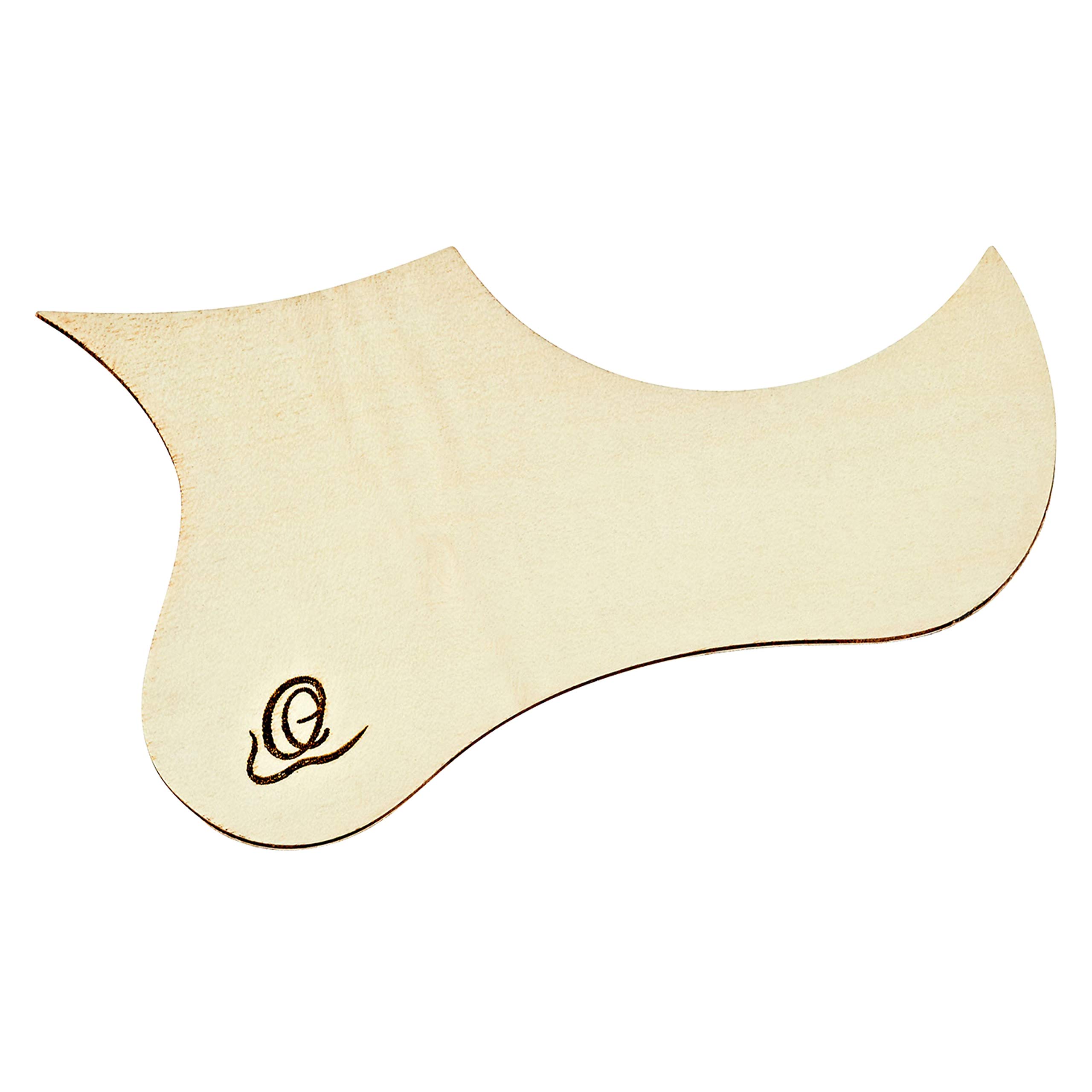 Ortega Guitars Wood Ukulele Pickguard – with Adhesive Foil, for Soprano and Concert Ukulele – Maple, Natural (OWPSC-FMA)