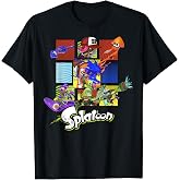Nintendo Splatoon Inklings in Action Boxes Graphic T-Shirt T-Shirt